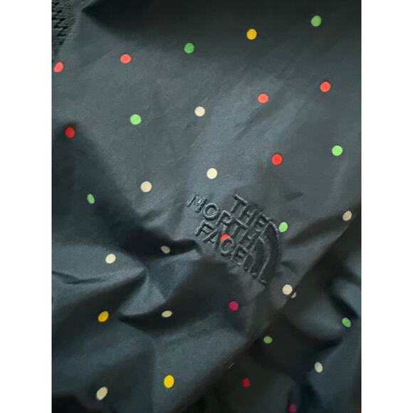 The North Face Multicolor Polka‎ Dot Rain Windbreaker Jacket Navy Blue Size XS - Picture 5 of 10